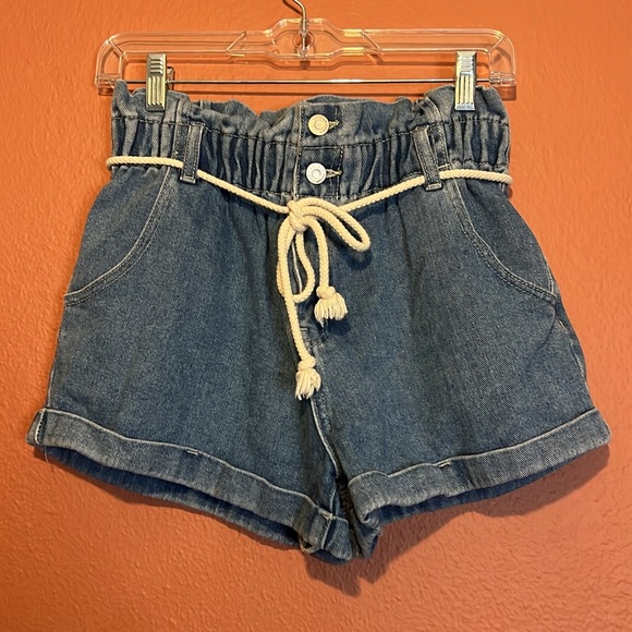 Pacsun Paperbag Waist Mom Shorts - Picture 12 of 15